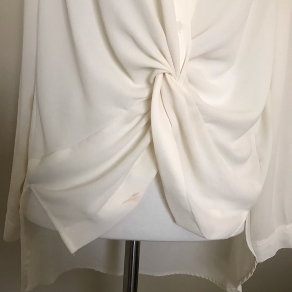 Zara Basic button down with front tie detail - Picture 5 of 7